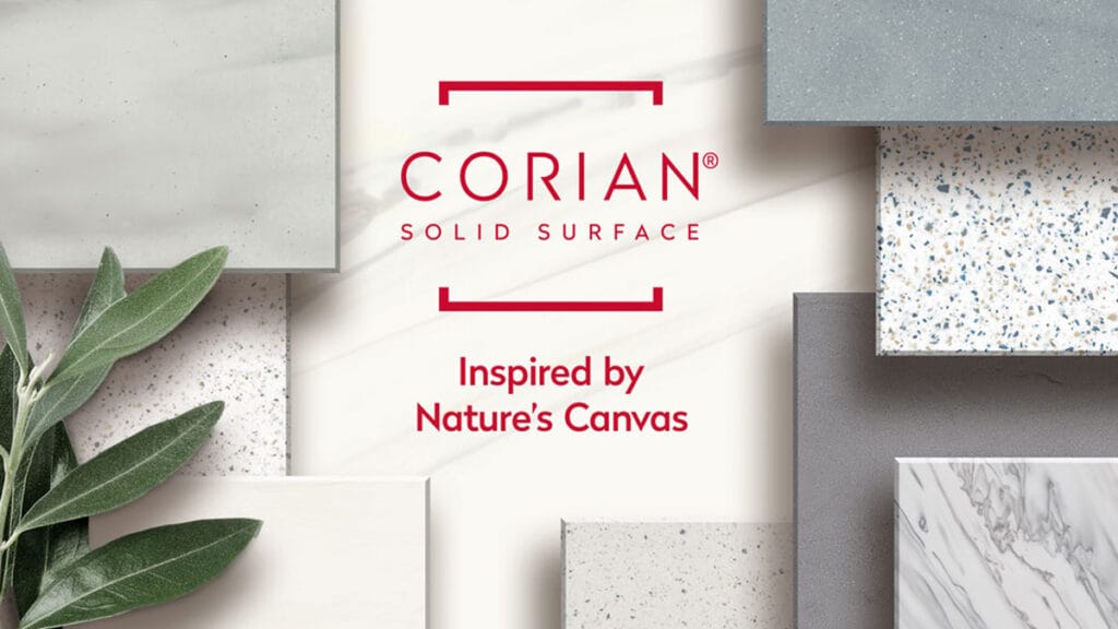 Corian Solid Surface akrilik malzeme, dayanıklı ve hijyenik yüzeyler