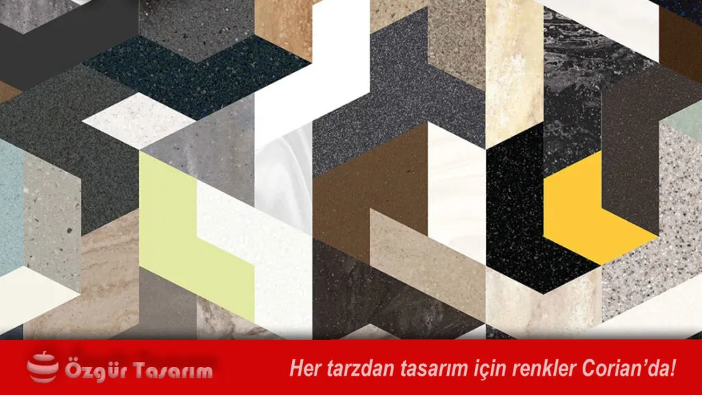 Mutfak ve Banyo İçin Popüler Corian Renkleri
