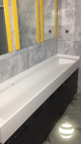 Akrilik wc tezgahları
