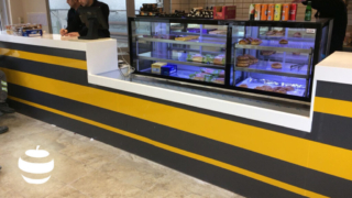 Corian banko kaplama