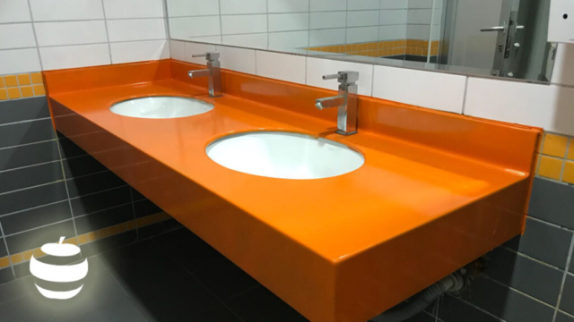 Corian wc tezgahı