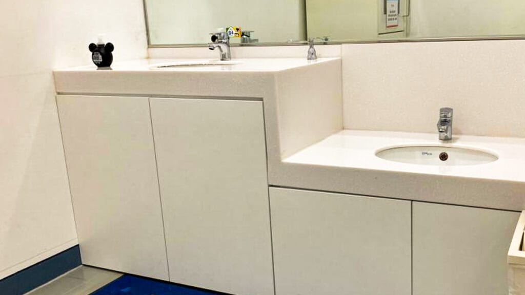 Cami, mescit ve evlerde kullanılan modern Corian abdest alma lavabosu modeli