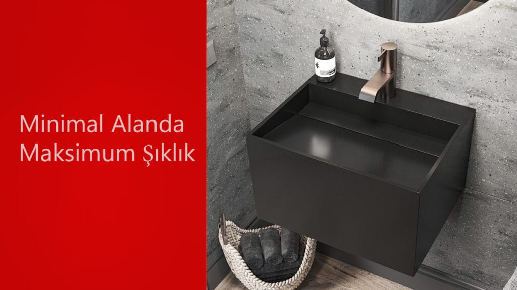 Dar alanlar için modern ve fonksiyonel küçük lavabolar modelleri
