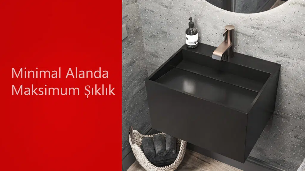 Dar alanlar için modern ve fonksiyonel küçük lavabolar modelleri