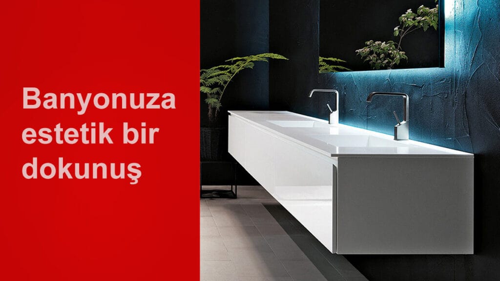 DuPont Corian banyo tezgah uygulaması